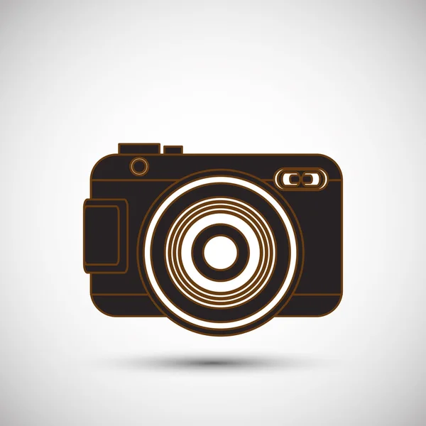 Camera pictogram ontwerp, vectorillustratie — Stockvector