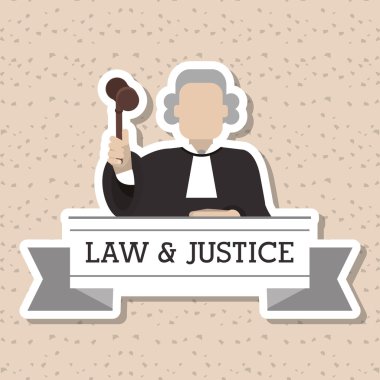 Simgesi tasarım, vektör çizim yargıç