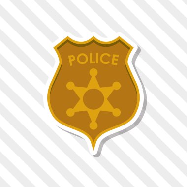 Hukuk ve adalet işaret tasarım, vektör çizim