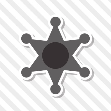 Hukuk ve adalet işaret tasarım, vektör çizim