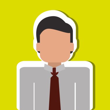 adam simgesi tasarım, vektör çizim