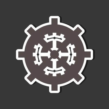 Ekip çalışması wirth dişli tasarım, vektör çizim