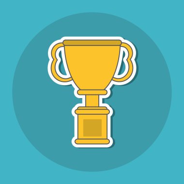 Kazanan ve ödül tasarım, vektör çizim