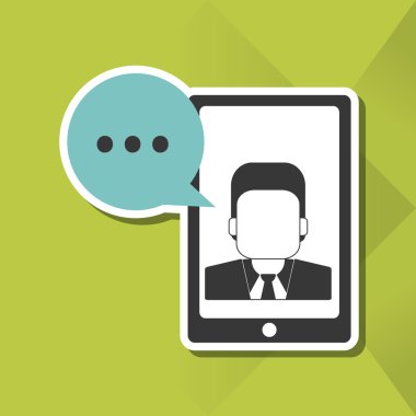 akıllı telefon simgesi tasarım, vektör çizim