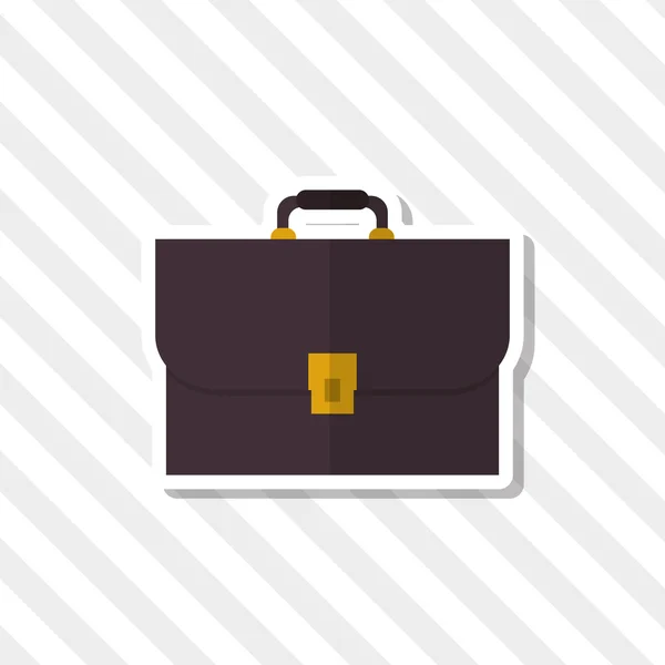 Law and Justice  suitcase icon design, vector illustration — Stock Vector
