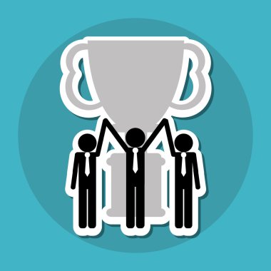 Kazanan ve ödül tasarım, vektör çizim