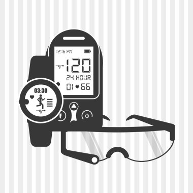 Akıllı araçlar tasarım, vektör çizim