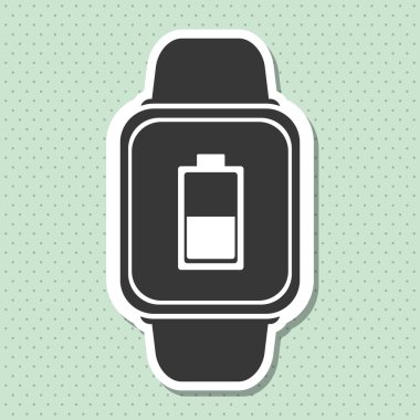 Akıllı izle tasarım, vektör çizim