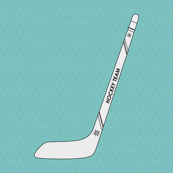 Diseño del deporte del hockey, ilustración del vector — Vector de stock