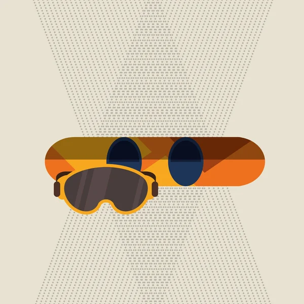 Snowboard sport design, vektor illustration — Stock vektor