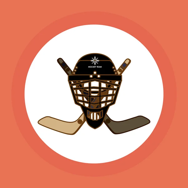 Hockey sport design, vektorillustration — Stockvektor