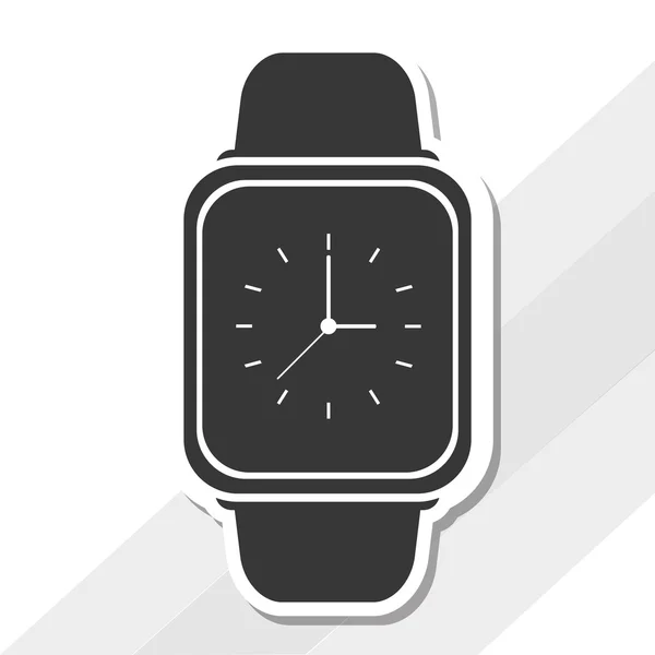 スマートな時計のデザイン、ベクトル イラスト — ストックベクタ