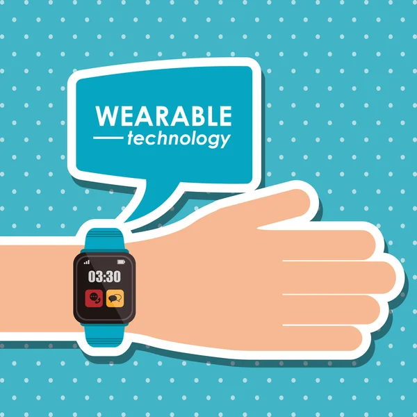 Akıllı izle tasarım, vektör çizim