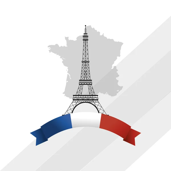 Icon design da França, ilustração vetorial —  Vetores de Stock