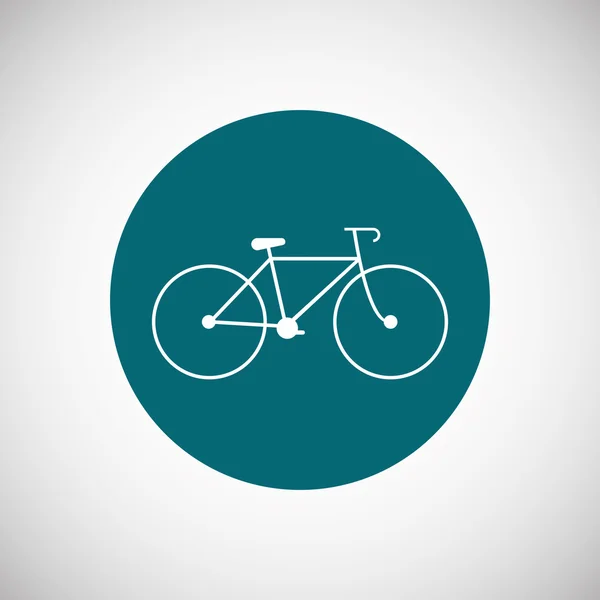Bisiklet yaşam tarzı grafik tasarım — Stok Vektör