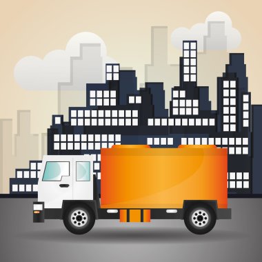 Kamyon grafik tasarım, düzenlenebilir grafiği