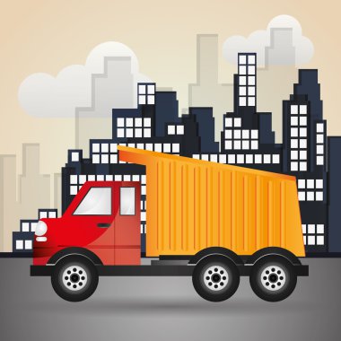 Kamyon grafik tasarım, düzenlenebilir grafiği