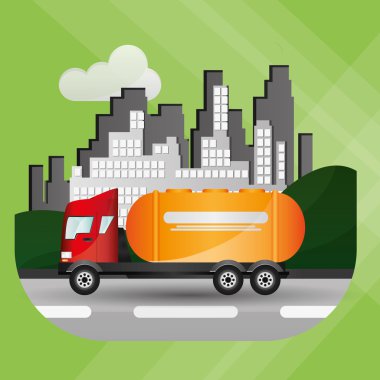 Kamyon grafik tasarım, düzenlenebilir grafiği