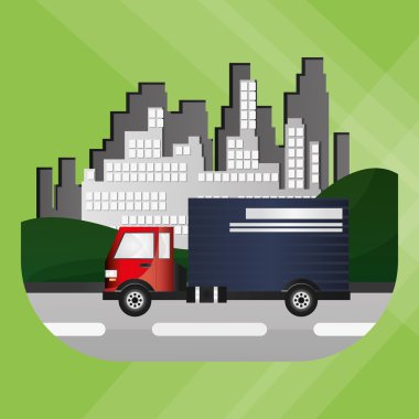 Kamyon grafik tasarım, düzenlenebilir grafiği