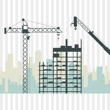 İnşaat tasarım, düzenlenebilir grafik altında simgesi