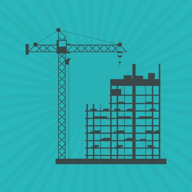 İnşaat tasarım, düzenlenebilir grafik altında simgesi