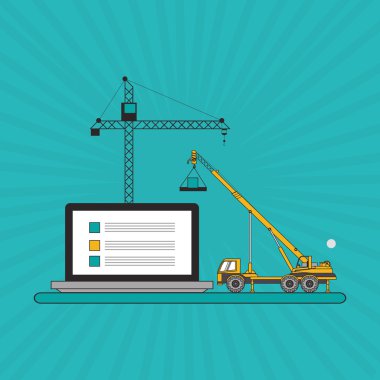 yapım aşamasında, düzenlenebilir grafik simgesi