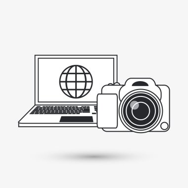 Şeyler tasarım, İnternet vektör çizim simgesi