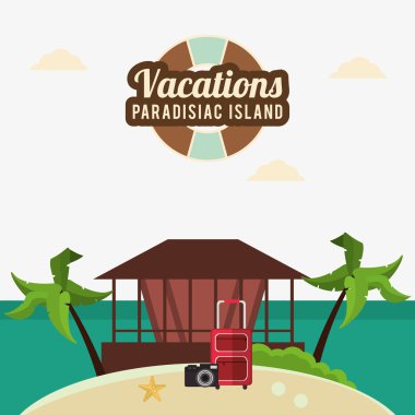 Tatil tasarım, vektör çizim simgesi