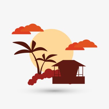 Tatil tasarım, vektör çizim simgesi