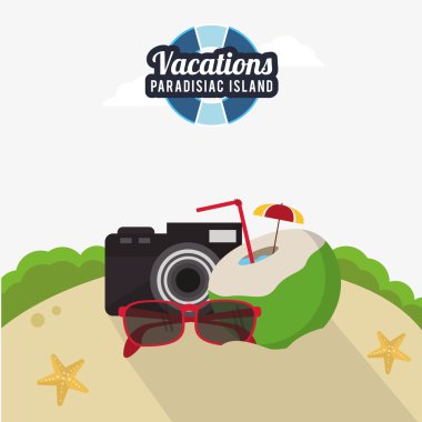 Tatil tasarım, vektör çizim simgesi