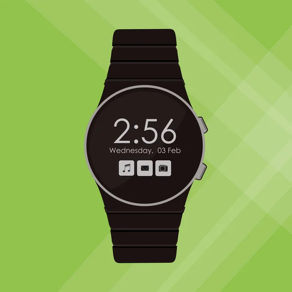 Pictogram van Smart watch ontwerp, vectorillustratie — Stockvector