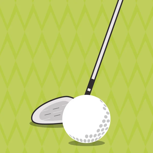 Icono de diseño de golf, ilustración vectorial — Archivo Imágenes Vectoriales