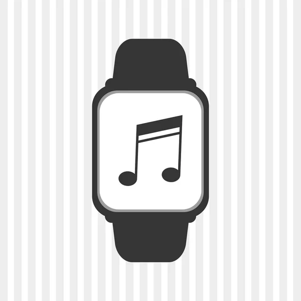 Ikone des Smartwatch-Designs, Vektorillustration — Stockvektor