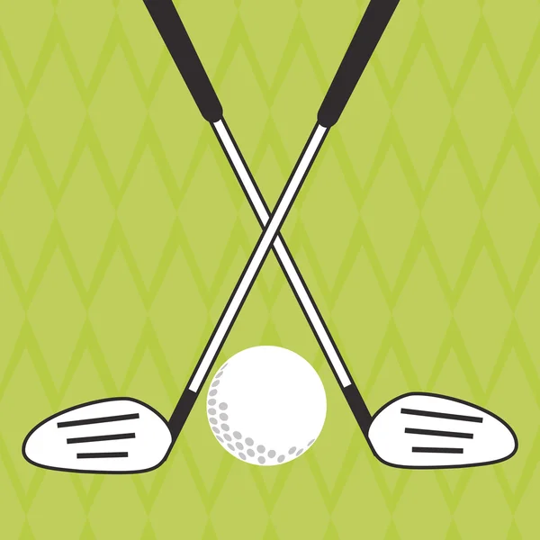 Icon of golf design, vector illustration — Stock Vector