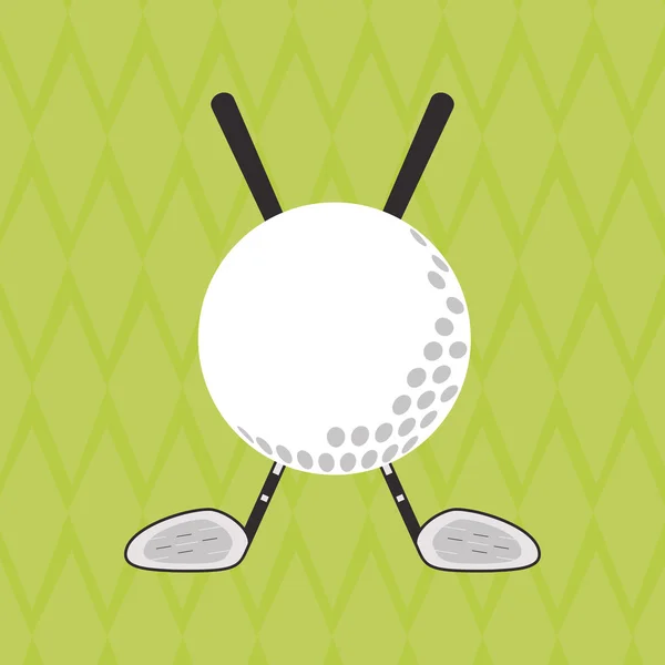 Ícone de design de golfe, ilustração vetorial —  Vetores de Stock