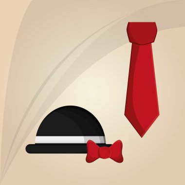 Babalar günü tasarım, vektör çizim simgesi