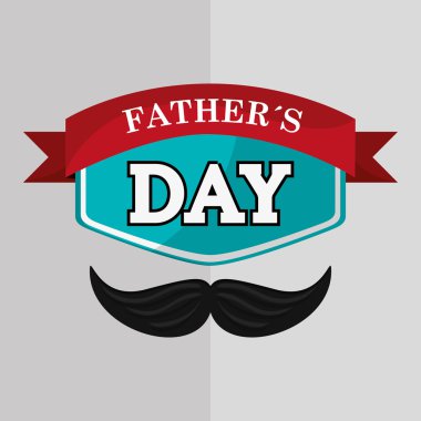 Babalar günü tasarım, vektör çizim simgesi