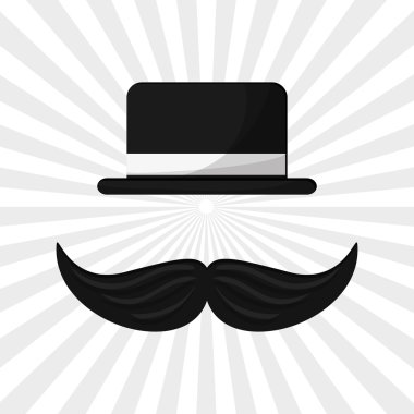 Babalar günü tasarım, vektör çizim simgesi