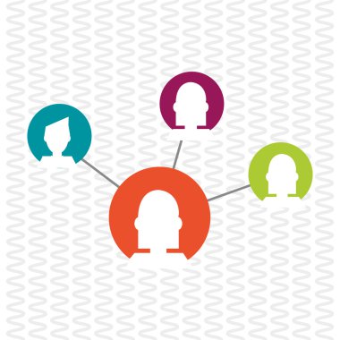 Sosyal medya grafik tasarım, vektör çizim