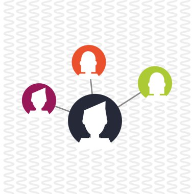 Sosyal medya grafik tasarım, vektör çizim