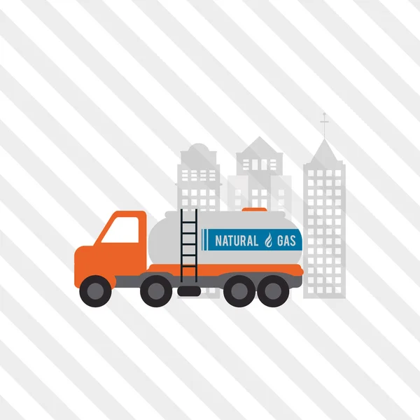 Branży samochodów ciężarowych projektu, ilustracji wektorowych — Wektor stockowy