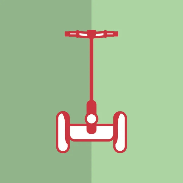 Segway simgesi tasarım, vektör çizim — Stok Vektör