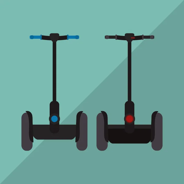 Conception d'icône de Segway, illustration vectorielle — Image vectorielle