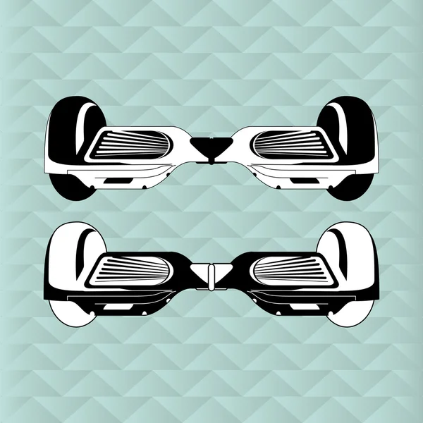 Conception d'icône de Segway, illustration vectorielle — Image vectorielle