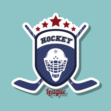 Hokey spor tasarım, vektör çizim