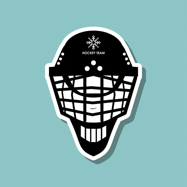 Diseño del deporte del hockey, ilustración del vector — Vector de stock