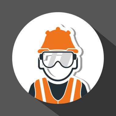 Endüstri güvenlik tasarım, vektör çizim malzemeleri