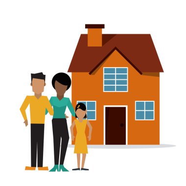 Grafik aile tasarım, vektör çizim