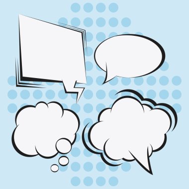 Mesaj kabarcık konuşma, düzenlenebilir vektör renkler