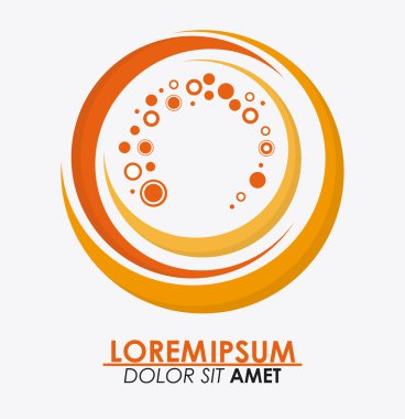 Sarı güneş, vektör çizim simgesi